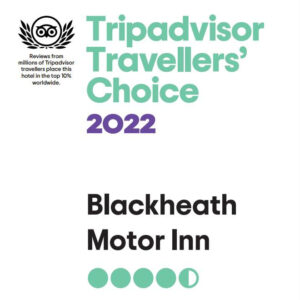 Tripadvisor Travellers' Choice 2022 Blackheath Motor Inn